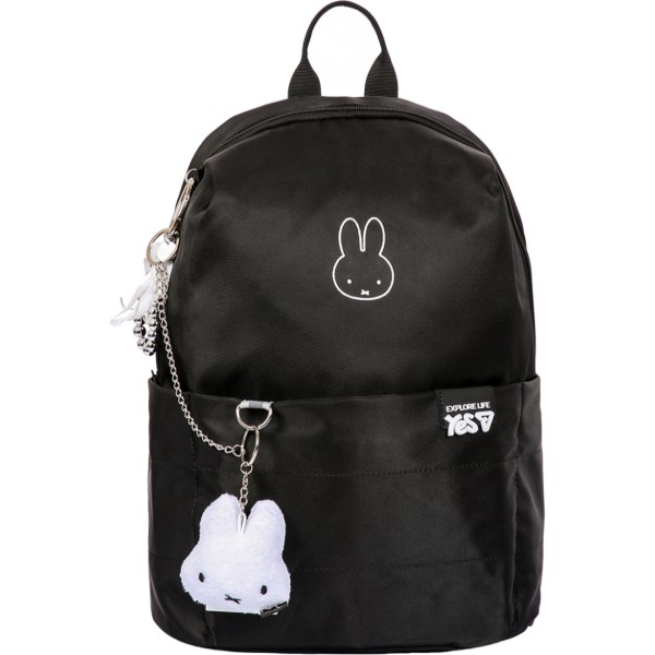 Фото - Рюкзак школьный YES T-105M Miffy Black&White (550314)